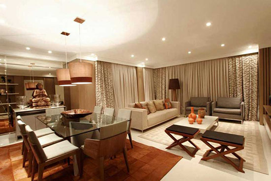 Cortina em Tecido modelo 17