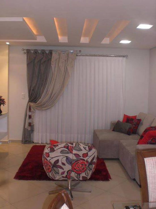 Cortina em Tecido modelo 19