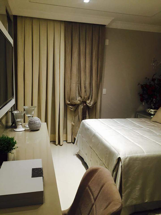 Cortina em Tecido modelo 28