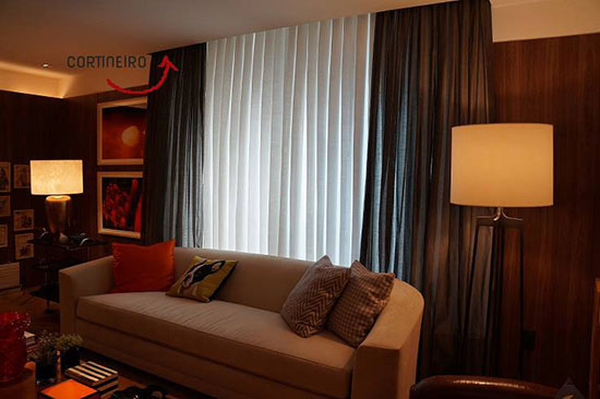 Cortina em Tecido modelo 31