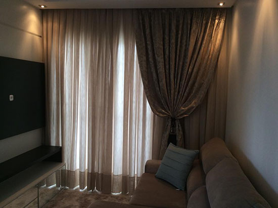 Cortina em Tecido modelo 45