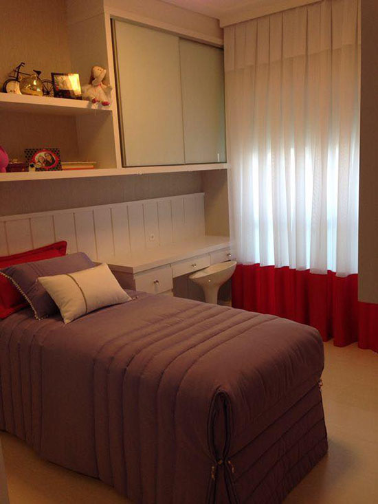 Cortina em Tecido modelo 7