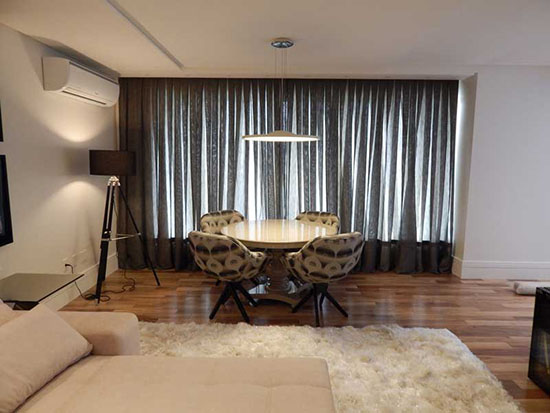 Cortina em Tecido modelo 8