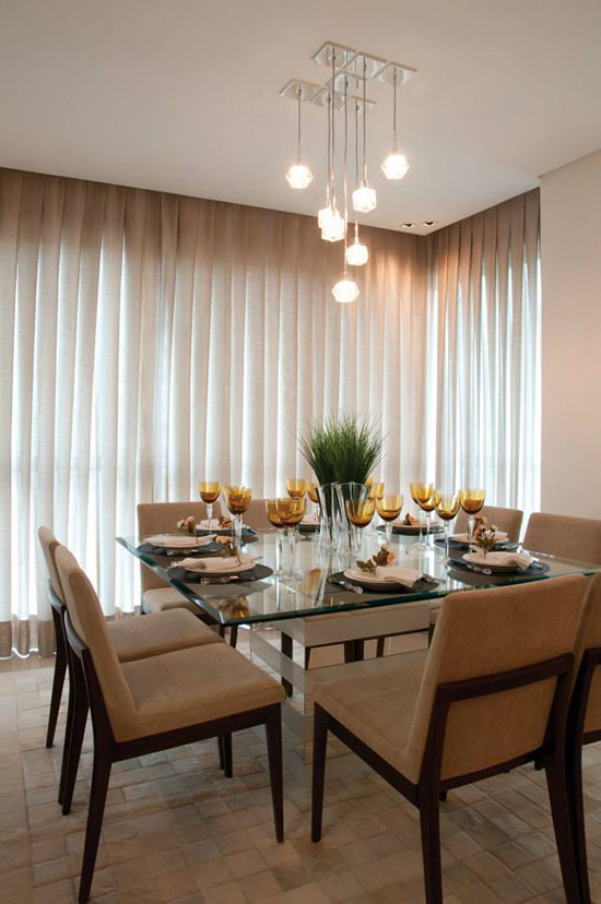 Cortina em Tecido modelo 9