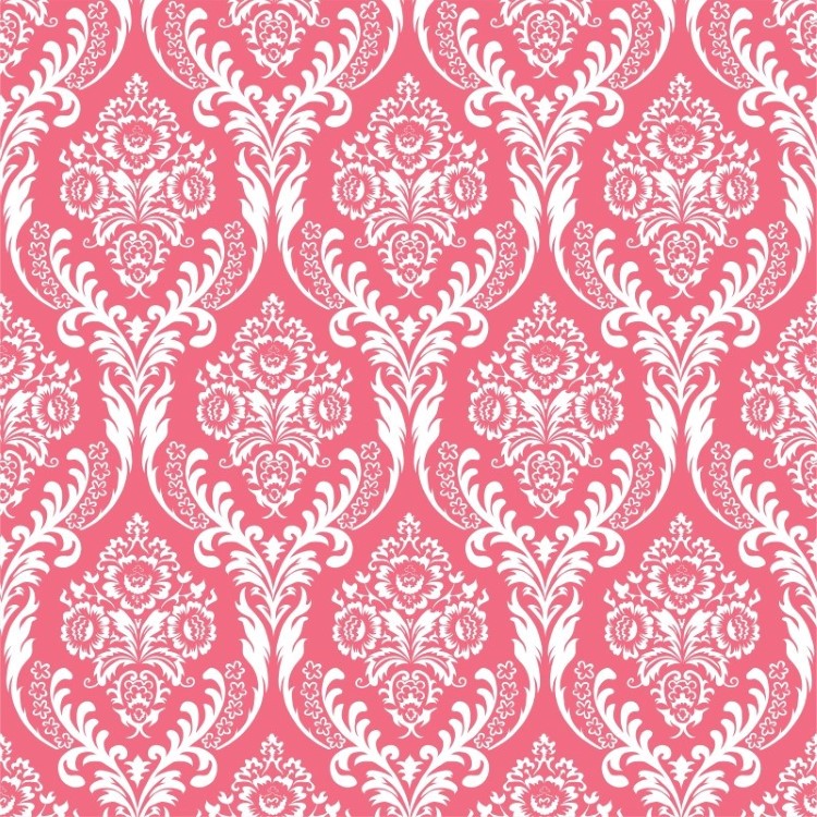 Papel de Parede Adesivo Arabesco Rosa AR-010-2