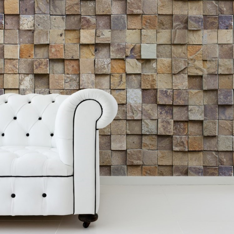 Papel de Parede Adesivo Pedra