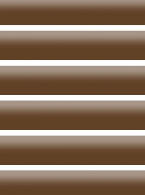 Persiana horizontal alumínio 25mm lisa milk chocolate