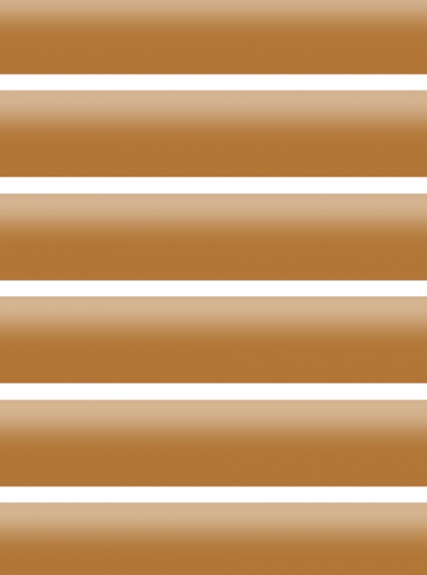 Persiana horizontal alumínio 25mm lisa praline