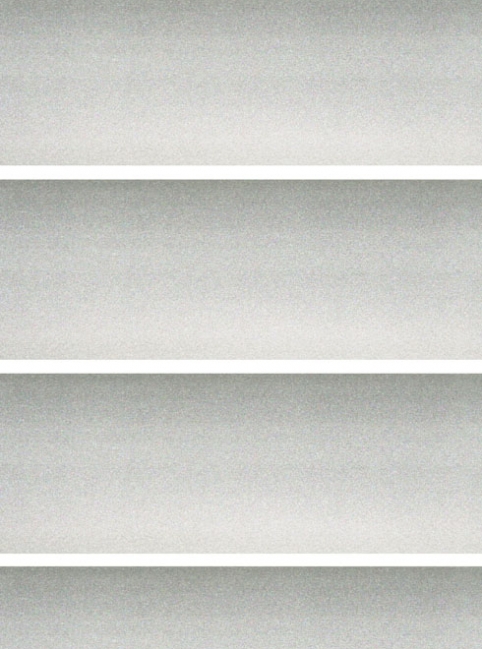 Persiana horizontal alumínio 50mm lisa prata